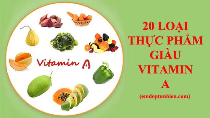 Thuc-pham-giau-Vitamin-A cho mẹ bầu 